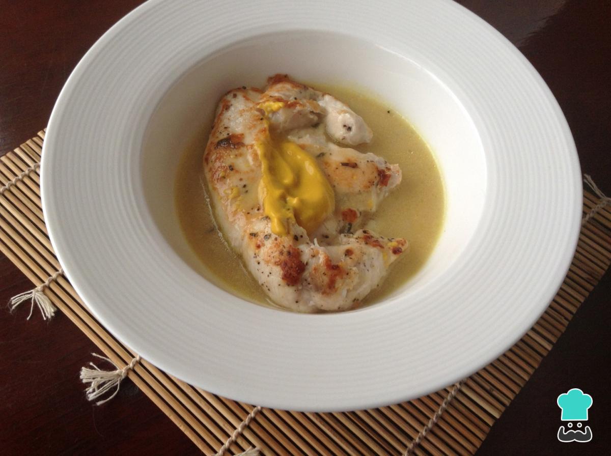 Receta de Pechugas de pollo a la mostaza sin nata