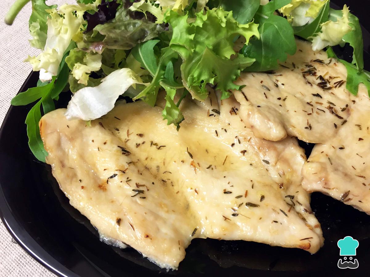 Receta de Pechugas de pollo al horno con limón y miel