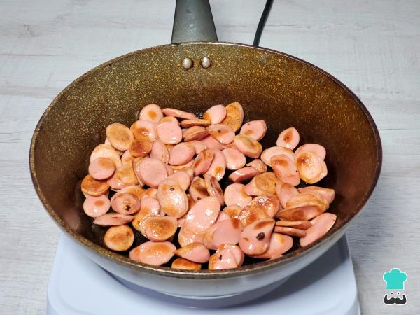 Receta de Salchipollo peruano - Paso 4