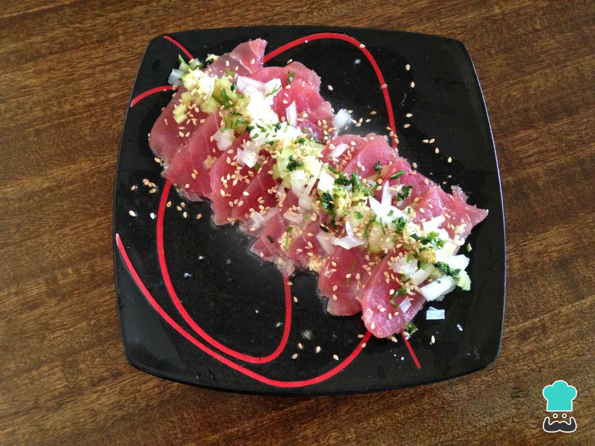 Receta de Tiradito de atún