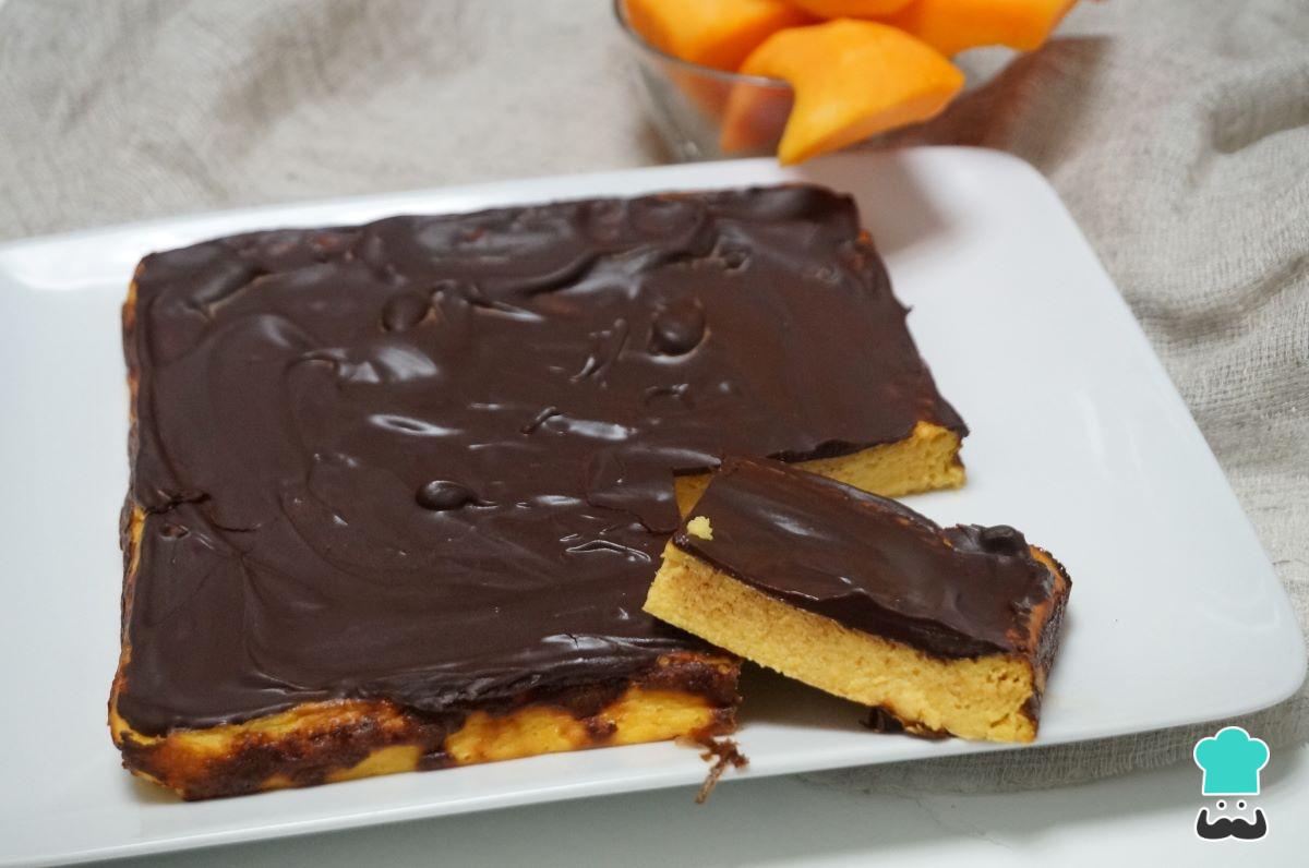 Receta de Bizcocho de calabaza, nueces y chocolate