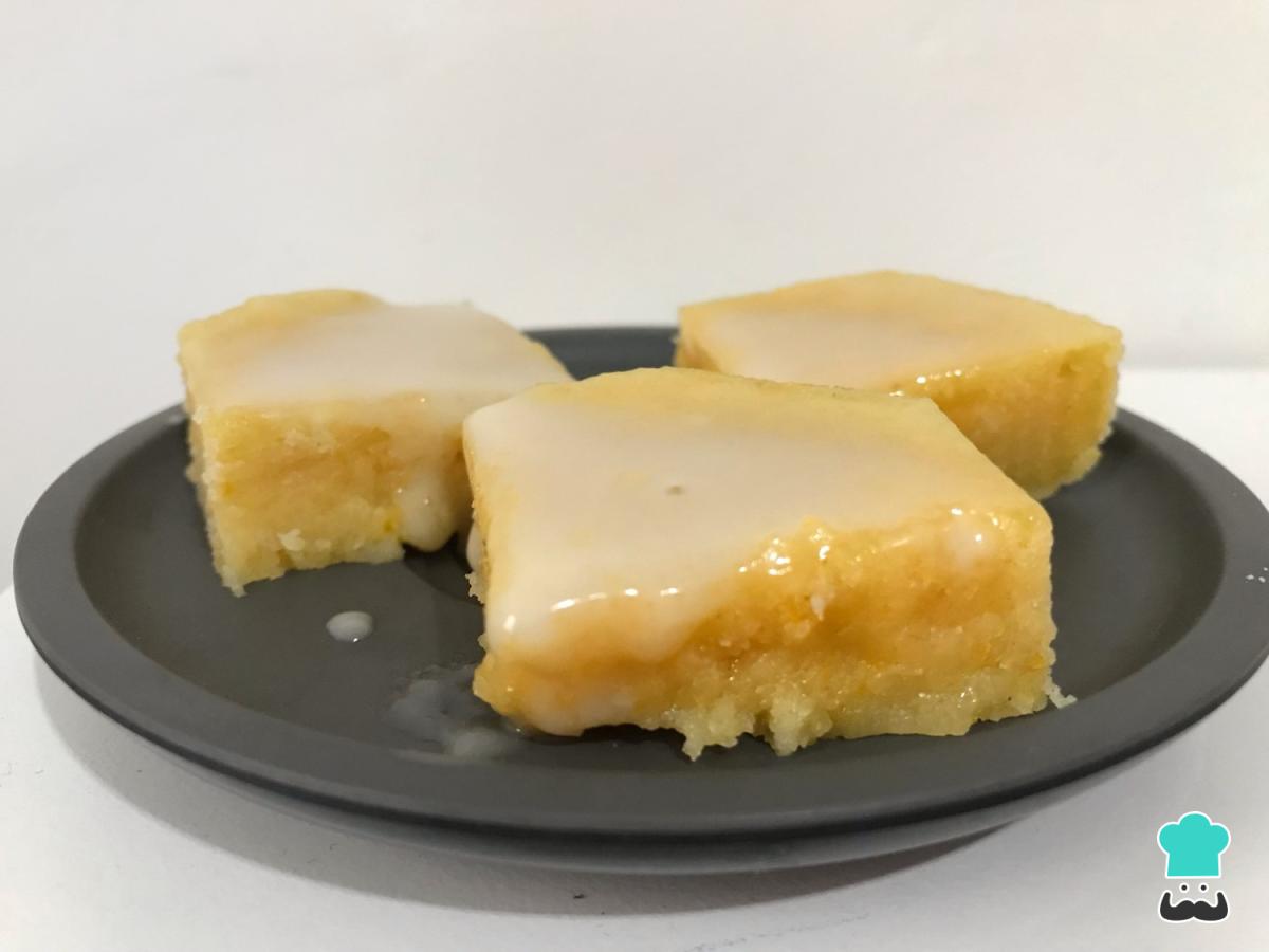 Receta de Cuadraditos de naranja