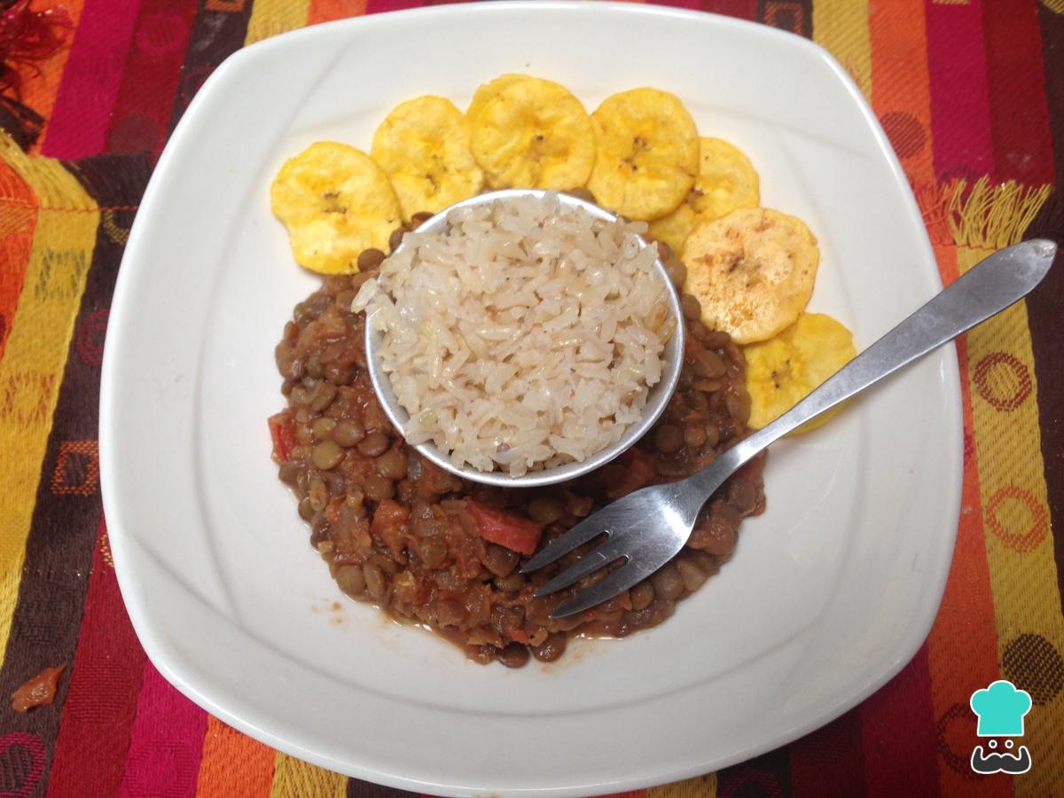 Receta de lentejas con arroz caseras