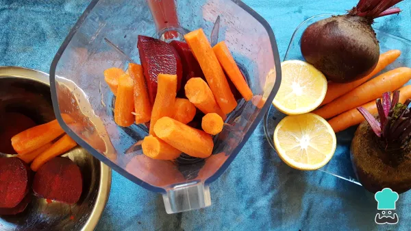 Betarraga Zumo De Naranja Y Zanahoria Licuadora Jugo De Betabel Con Zanahoria
