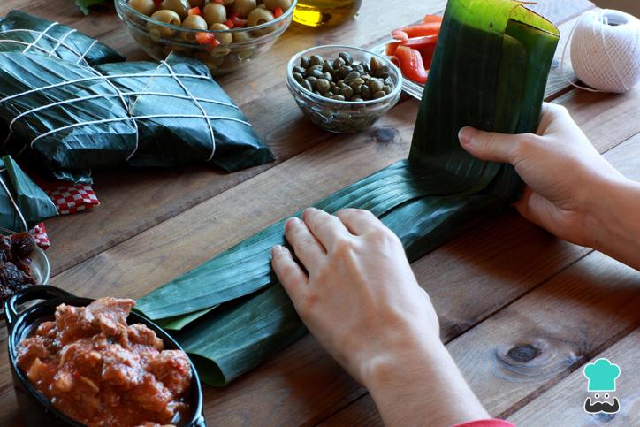 Hallacas Venezolanas - ¡Receta Tradicional para 100 Personas!
