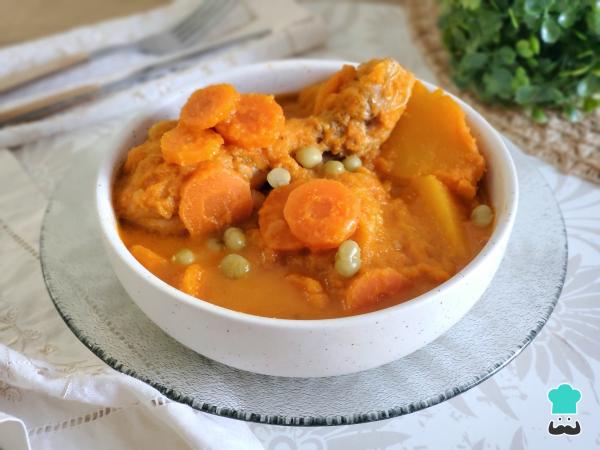 Receta de Estofado de pollo peruano - Paso 7