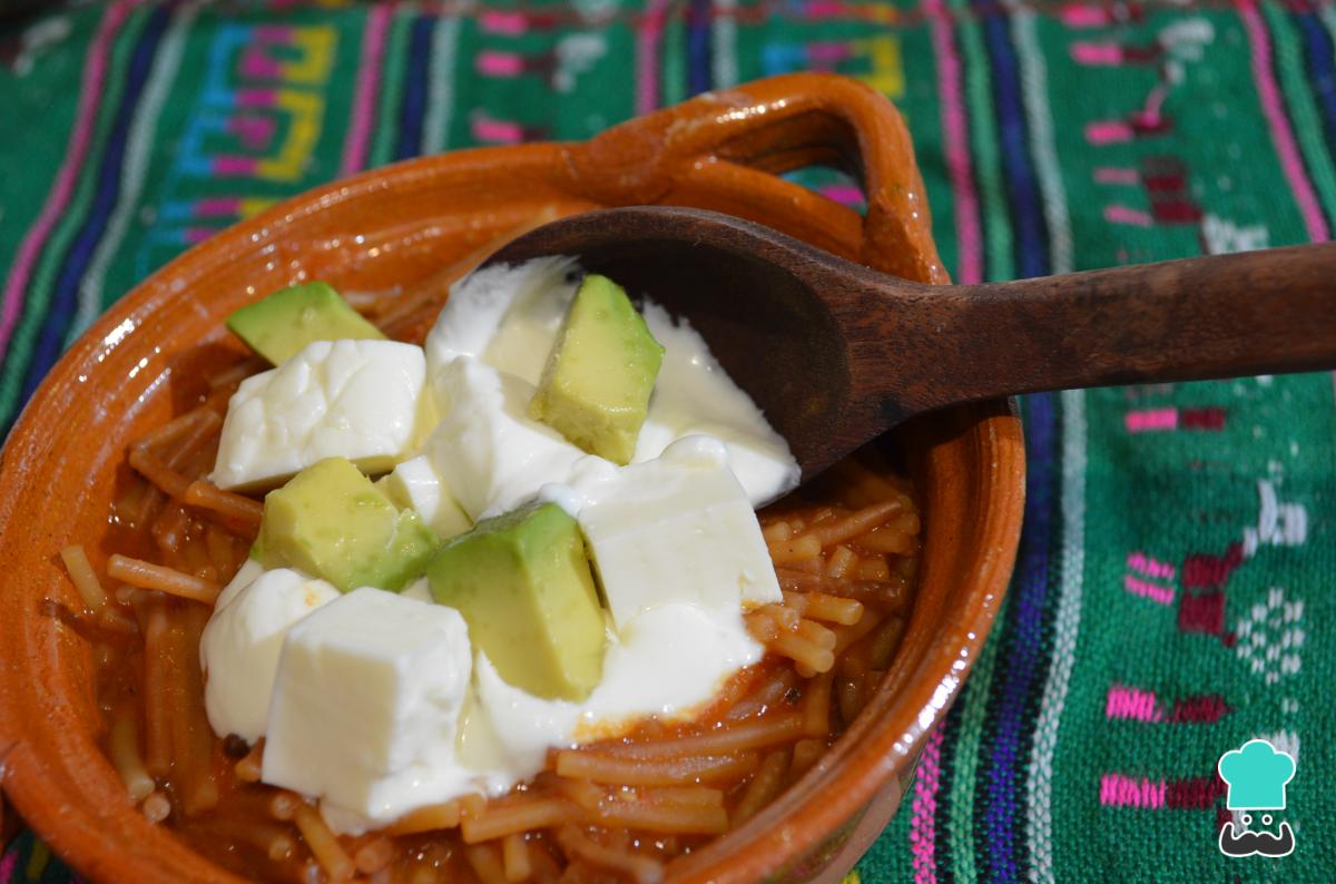 Receta de Fideo Seco