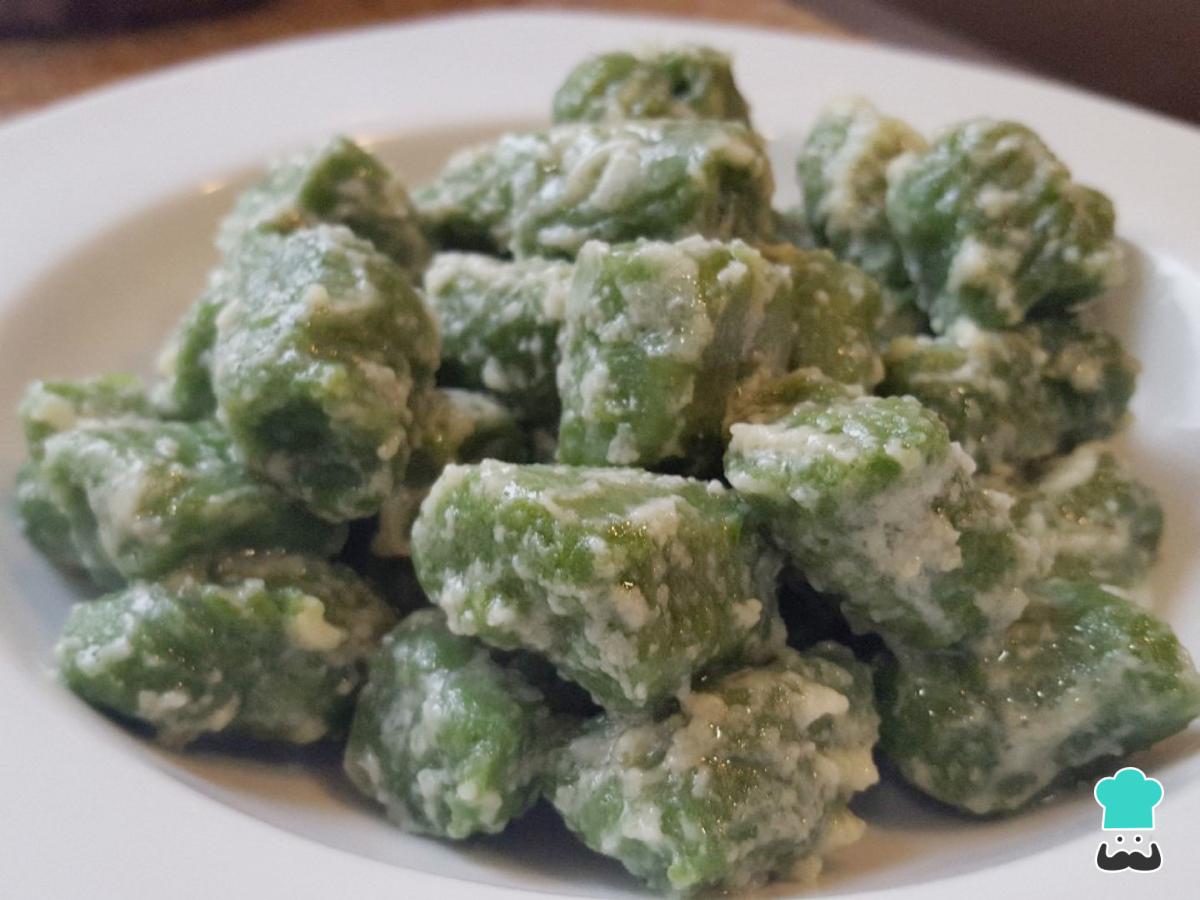 Receta de Ñoquis de espinaca