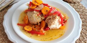 Receta de Escabeche de pollo y verduras