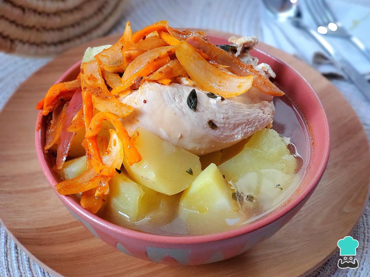 Receta de Locro de gallina