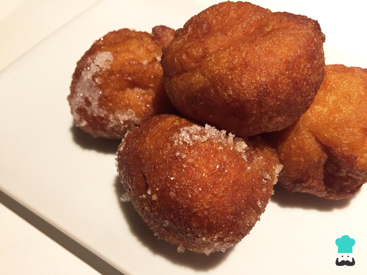 Receta de Buñuelos caseros y sencillos sin leche