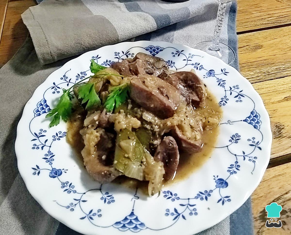Receta de Riñones al jerez