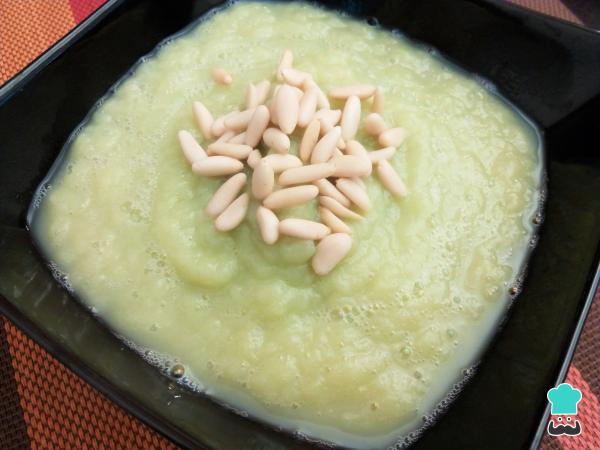 Receta de Crema de puerros vegana