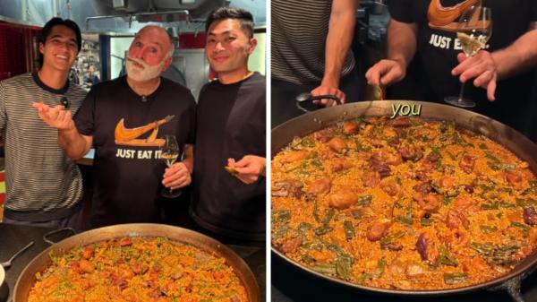 José Andrés, chef, sobre la paella valenciana: “No consiste solo en los ingredientes, sino en el sabor que aportan al caldo, porque el arroz lo absorberá como una esponja” - Así prepara José Andrés una paella valenciana: estos son los ingredientes que considera imprescindibles