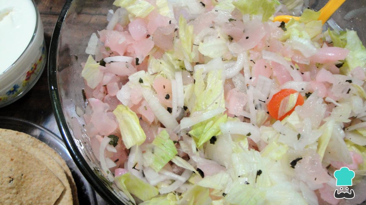 Receta de Tostadas de pata de res