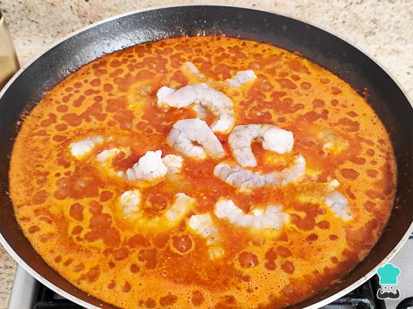 Receta de Camarones a la diabla con chipotle - Paso 5