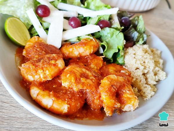 Receta de Camarones a la diabla con chipotle - Paso 6