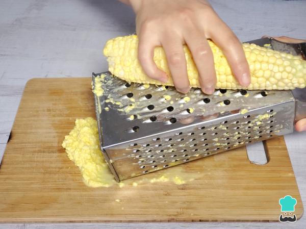 Receta de Humita en chala - Paso 3