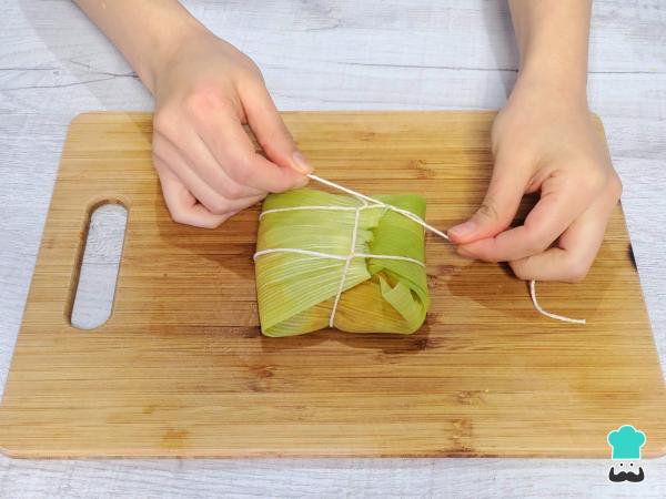 Receta de Humita en chala - Paso 10