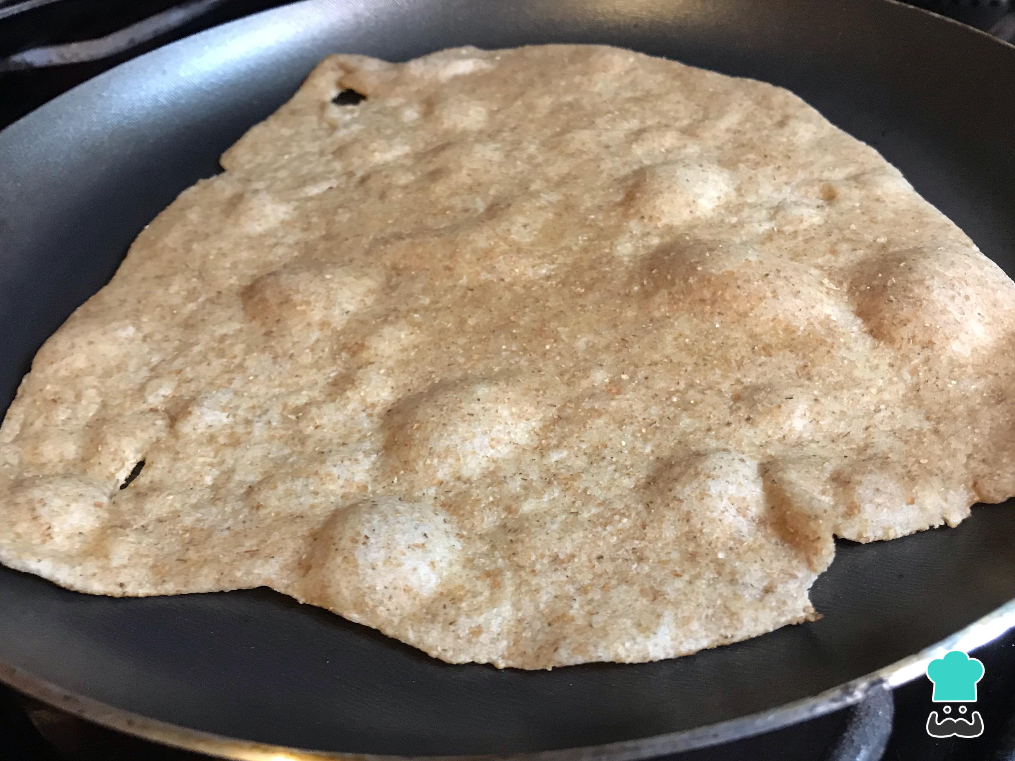 Tortillas de harina integral Receta FÁCIL y VEGANA
