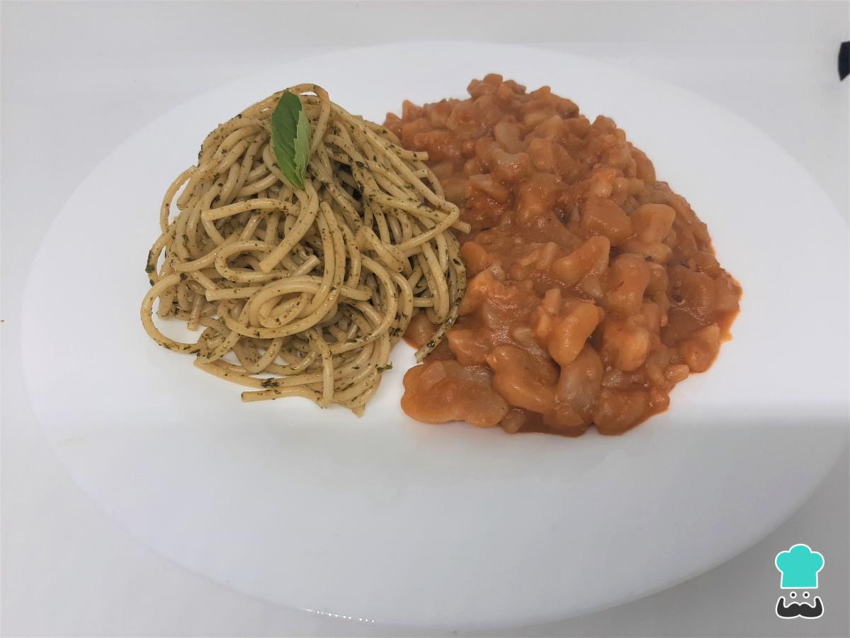 Receta de Carapulcra con sopa seca