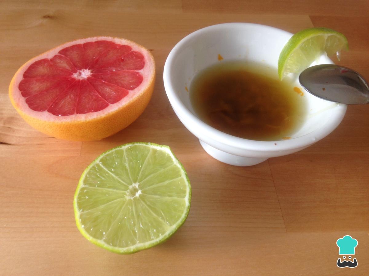 Receta de Aderezo para ensalada cítrica