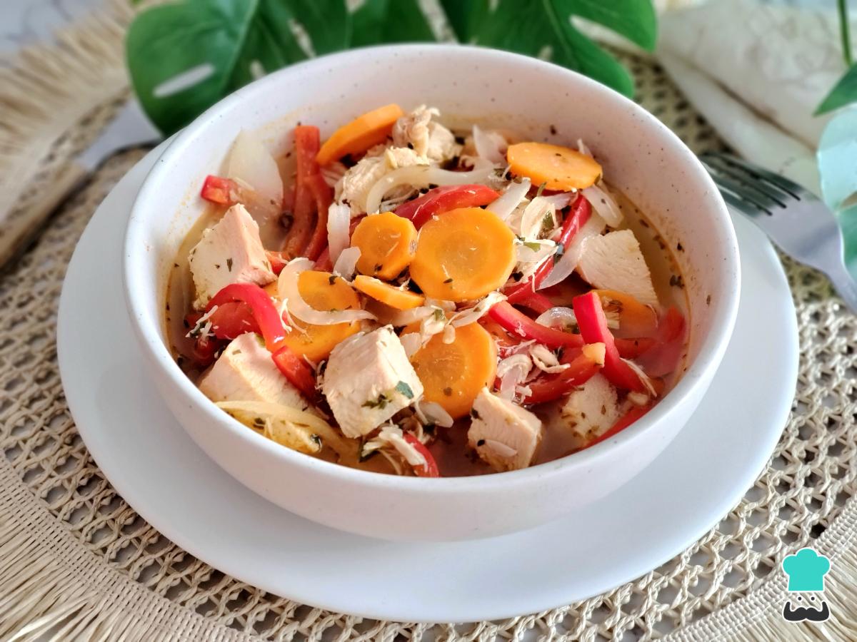 Receta de Pollo en escabeche argentino