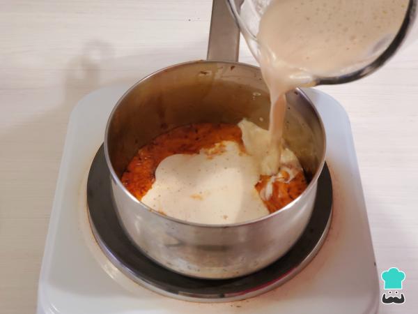 Rompope casero - Paso 3