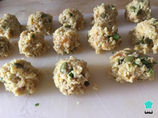 Receta de Albóndigas de bulgur - Paso 5