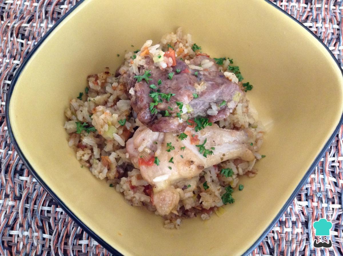 Receta de Arroz atollado