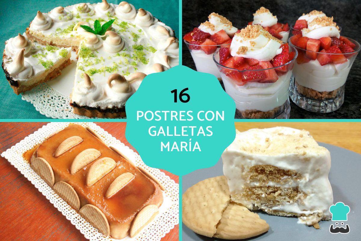 Postres con galletas María