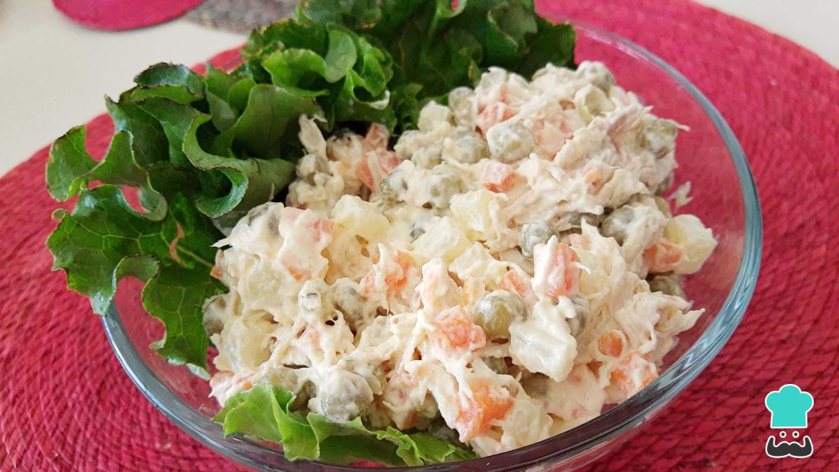 Receta de Ensalada de pollo fría