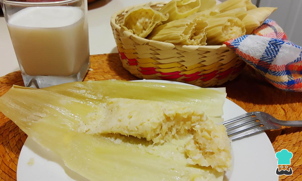 Receta de Tamales de elote dulces