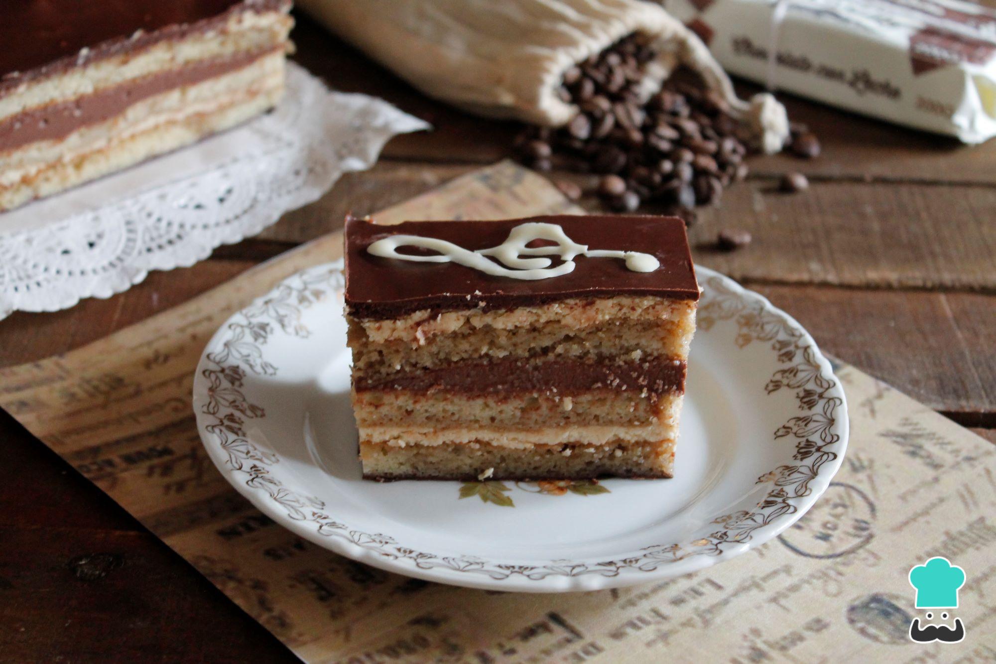 Tarta Ópera - Receta ORIGINAL