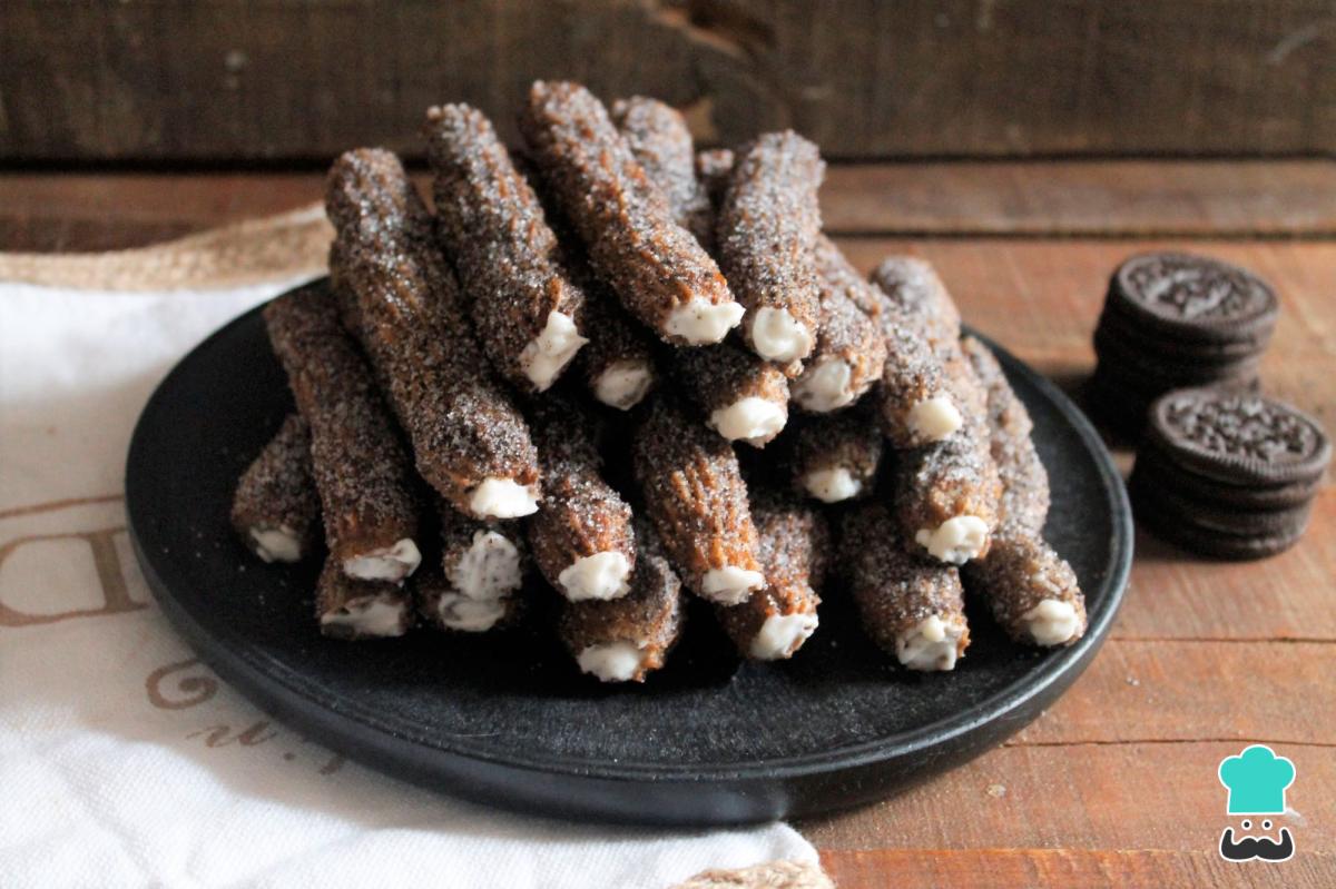 Receta de Churros de Oreo