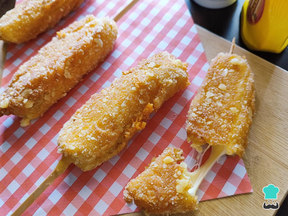 Receta de Banderillas de queso