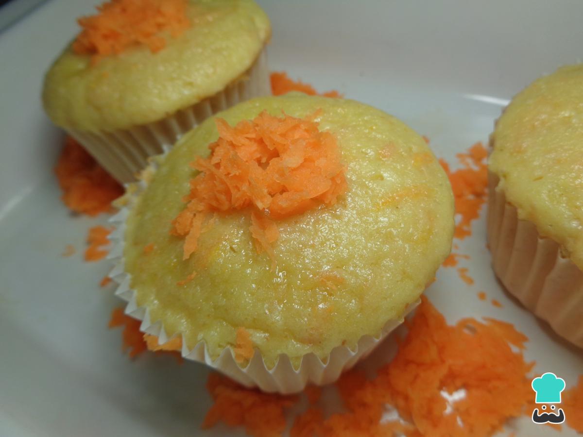Receta de Cupcakes de zanahoria sin gluten