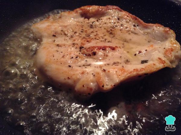 Receta de Pechugas de pollo al vino blanco - Paso 9