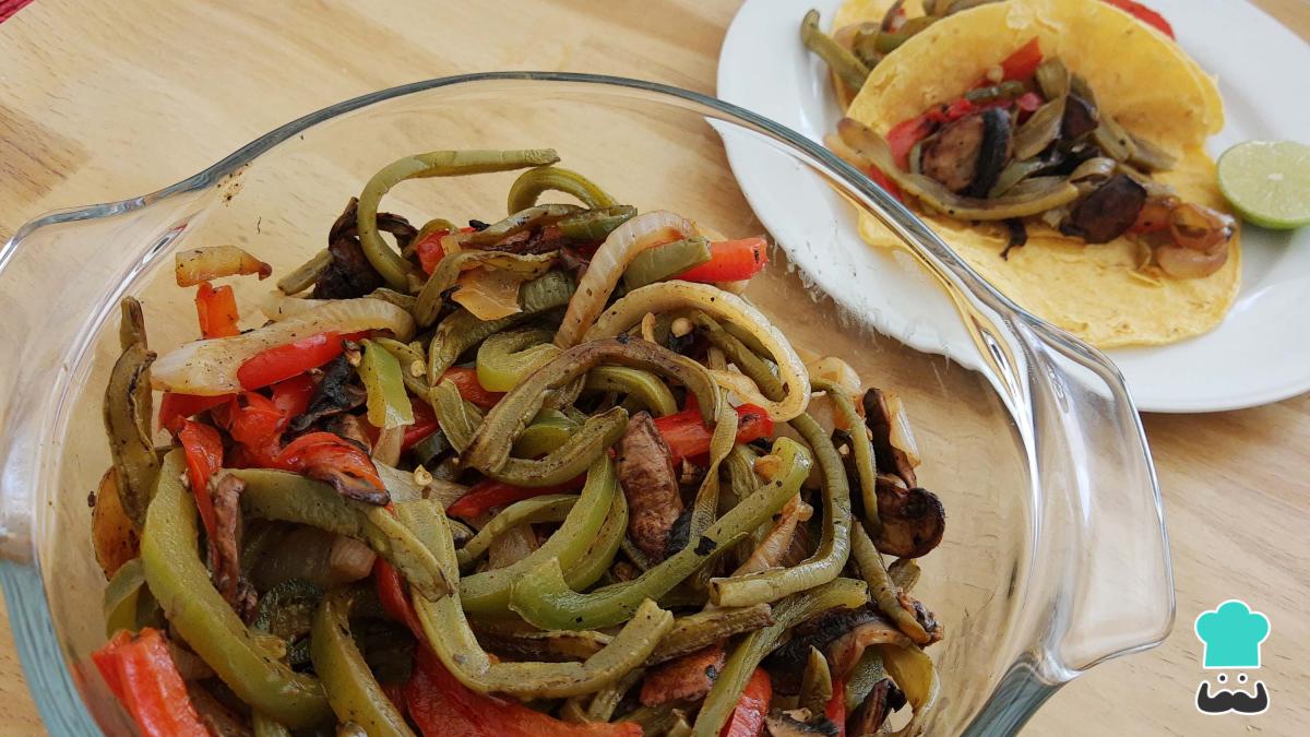 Receta de Alambre vegetariano