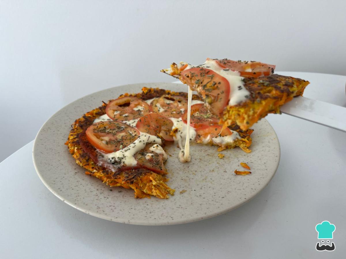 Receta de Pizza de zanahoria