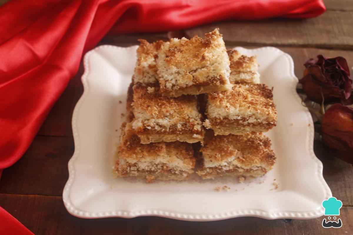 Receta de Tarta de coco y dulce de leche