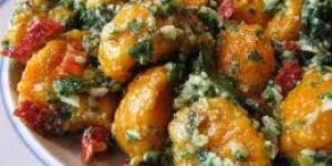 Receta de oquis de zanahoria