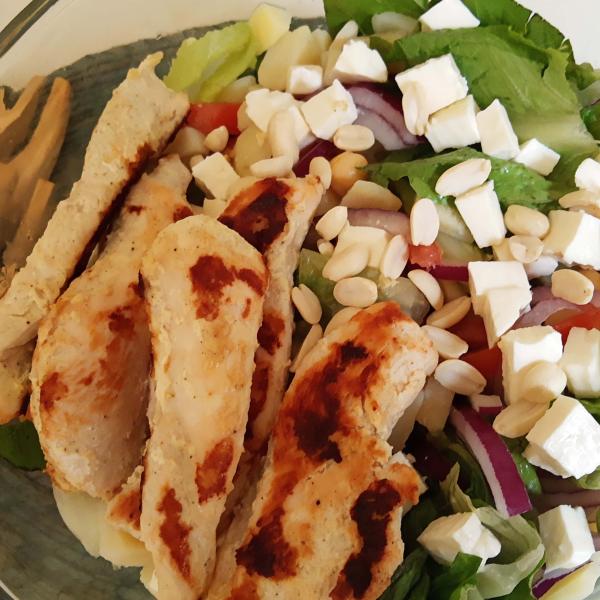 Ensalada de pollo y papa - Receta SALUDABLE