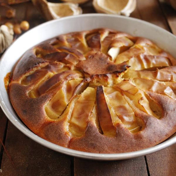 Tarta de manzana saludable - Receta fácil, light y saludable