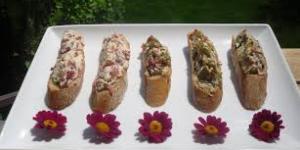 Receta de Montadito Tres colores