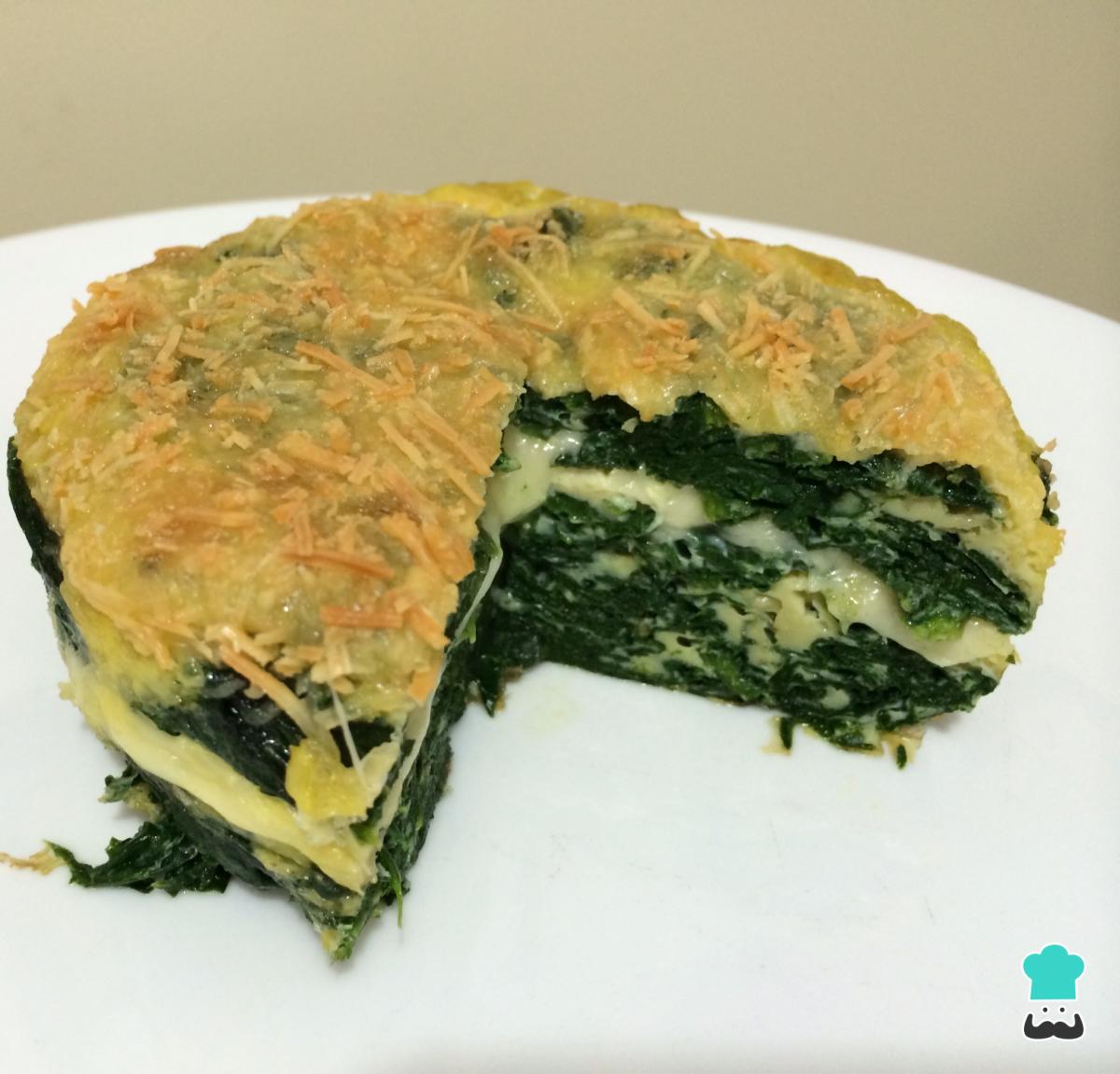 Receta de Tortilla de espinaca al horno