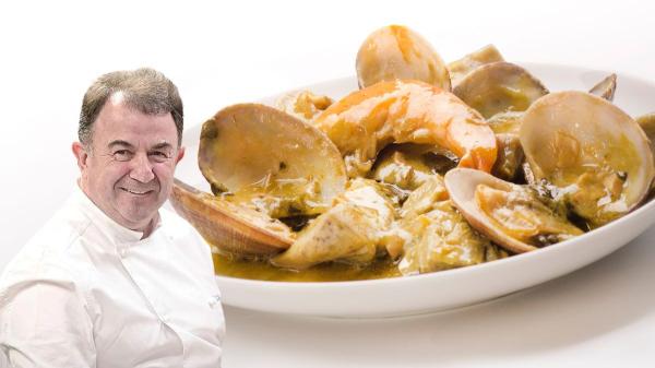 Martín Berasategui, chef: “Las alcachofas con almejas más sabrosas se hacen con caldo de pescado, una cucharada de harina y 150 ml de vino blanco”