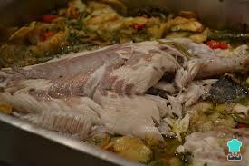 Receta de Mero asado con salsa de anchoas