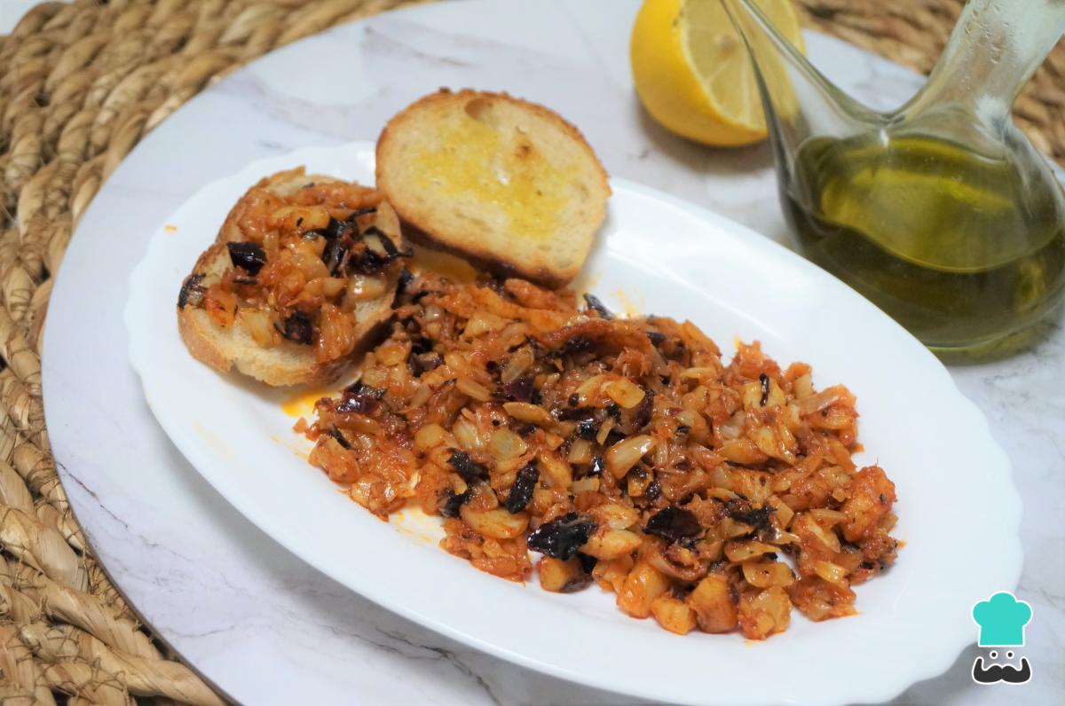 Receta de Rin ran de bacalao