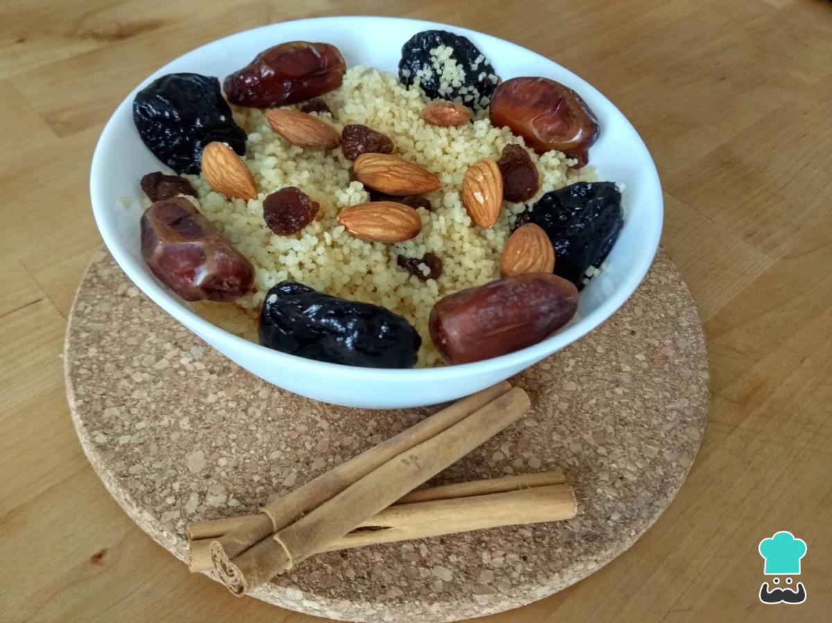 Receta de Cuscús dulce marroquí